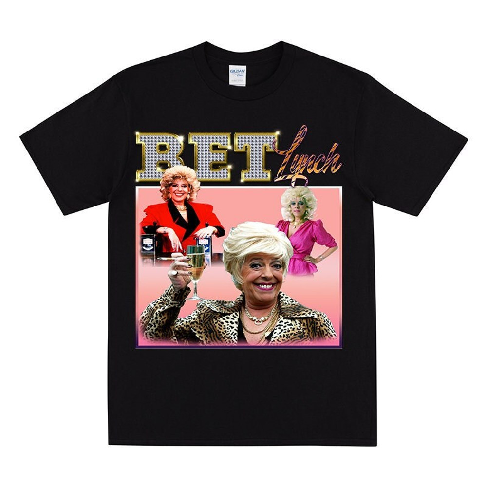 BET LYNCH Homage T-shirt, Coronation Street Icon, Corrie Street Legend, Coronation Street Memes, Novelty Secret Santa Gift.jpg