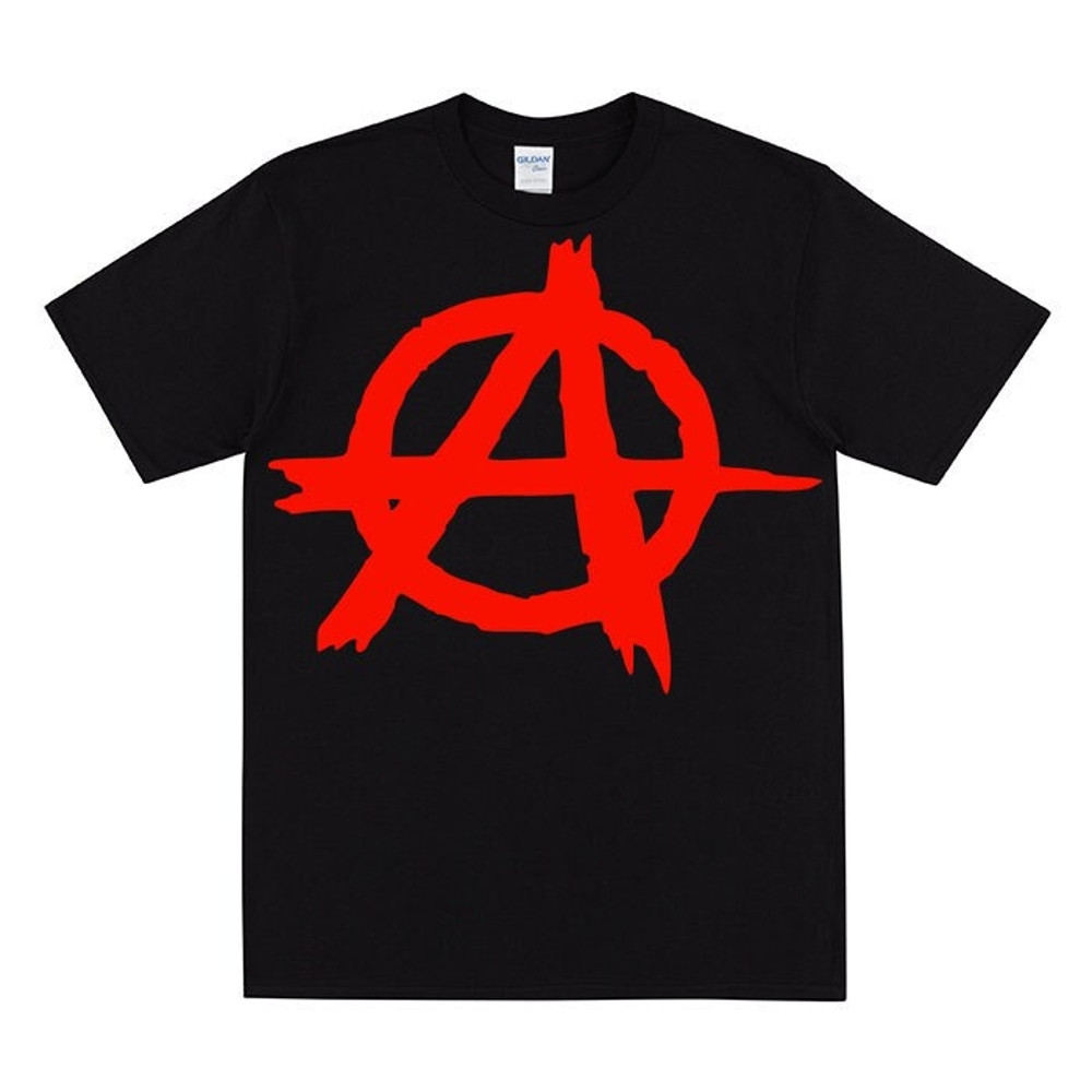 ANARCHY T-shirt, Anarchist Symbol T Shirt, Punk Rock Aesthetic, Heavy Metal Tshirt, ACAB Anti Fascist Theme, God Save The Queen.jpg