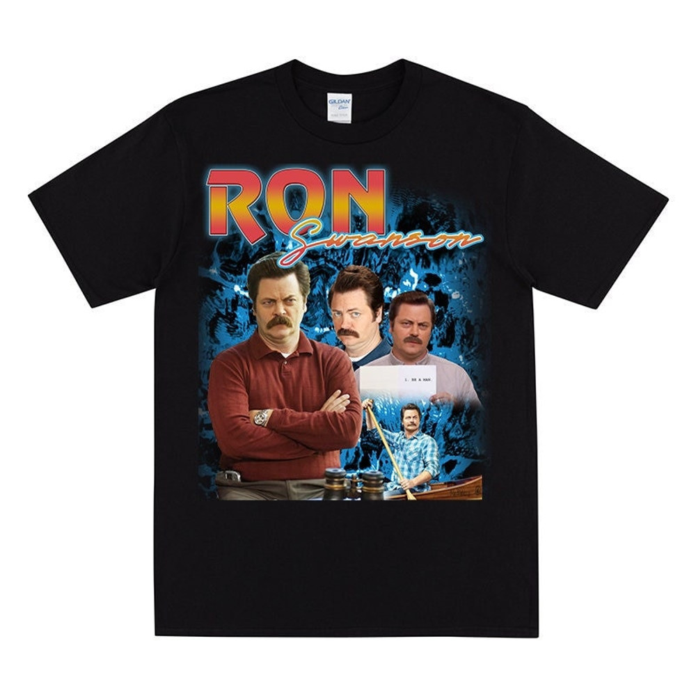 RON SWANSON Homage T-shirt, For Parks & Rec Fans, Knope 2012 Election T-shirt, Pawnee Indiana Tees, Funny Tshirt With Ron Swanson.jpg