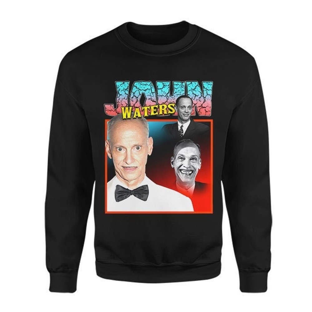 JOHN WATERS Sweatshirt, Pink Flamingos Sweatshirt, Vintage 80s Sweater For Men, Funny John Waters Sweater, Inspired By Drag Queens.jpg