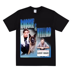 robbie & wellhard homage t-shirt, funny eastenders t shirt, robbie jackson tshirt, vintage 90s t-shirt, sonia bianca rob