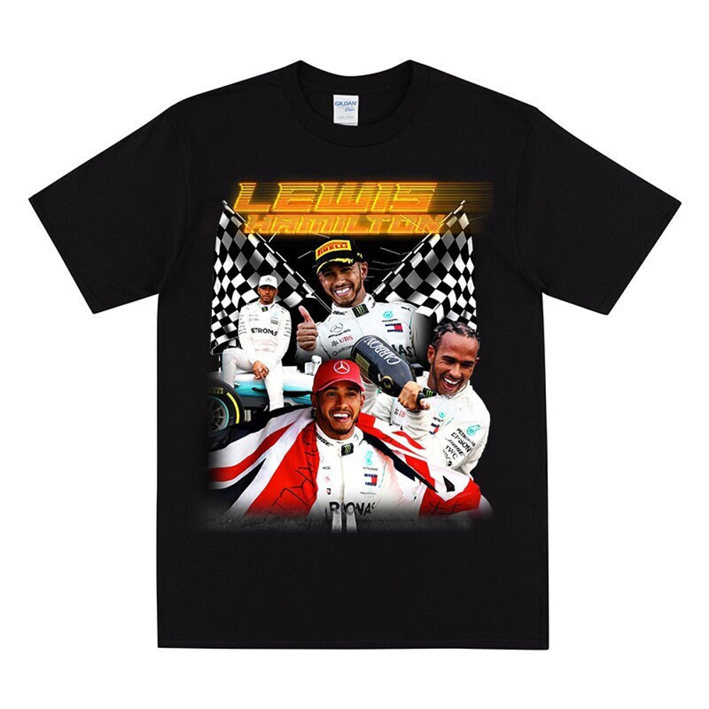 LEWIS HAMILTON Homage T-shirt, Formula 1 Tshirt, Lewis Hamilton T Shirt For Men, British Race Car Driver, Unisex F1 Grid Printed Shirt.jpg