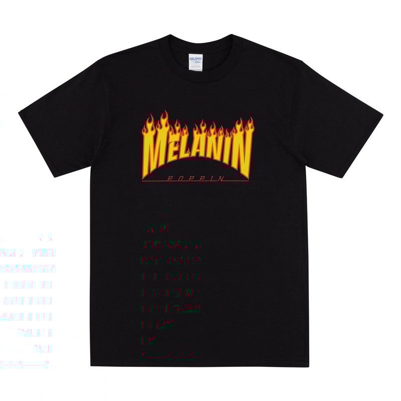 MELANIN T-shirt, Daughter Sister Friend Gift, Black Feminism Theme, Cute Tee For Her, Black Girl Afformation, Melanin Is My Super Power.jpg