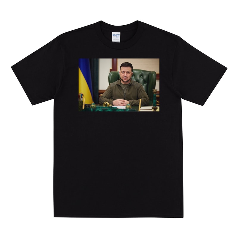 ZELENSKYY T-shirt, President Volodymyr Zelenskyy, Zelenskyy Portrait, Slava Ukraini Tshirt, T Shirt With President Of Ukraine Zelenskyy.jpg