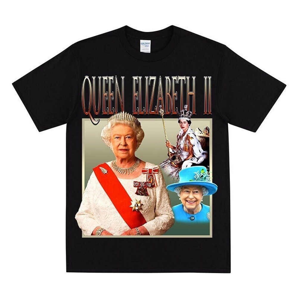 QUEEN ELIZABETH II Homage T-shirt, Queen Elizabeth Tshirt, Elizabeth Windsor T Shirt, Young Queen Elizabeth Shirt, Commemorative T-shirt.jpg