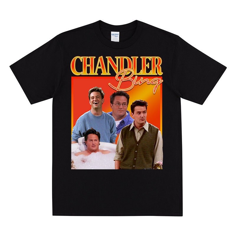 CHANDLER From FRIENDS Homage T-shirt, 2000s Y2k Inspired T Shirt, Vintage 90s Style Top, Quality Cotton Shirt, Could It Be Anymore Quotes.jpg