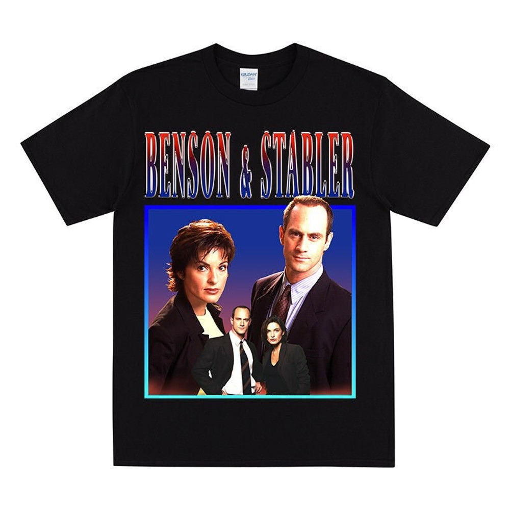 BENSON & STABLER Homage T-shirt, Benson And Stabler Shirt, Vintage T Shirt With Benson And Stabler, Gift For Men And Women, Pop Culture Tee.jpg