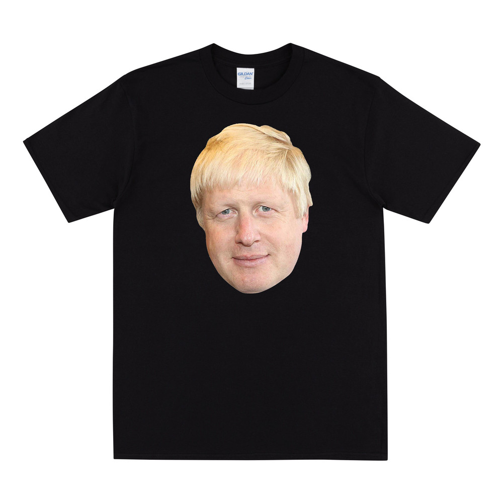 BORIS JOHNSON FACE T-shirt, Funny Boris Johnson T Shirt, Tshirt With Boris Johnson's Face, Gift For Boris Johnson Fans, Boris Johnson Print.jpg