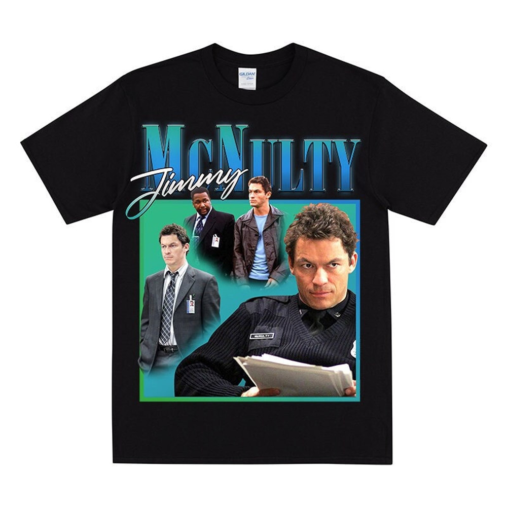 JIMMY McNULTY Homage Tshirt, McNulty From The Wire, Vintage The Wire T Shirt, Funny Shirt Of Jimmy From The Wire, Bunk McNulty Election Tee.jpg