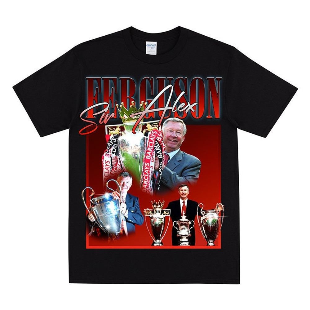 SIR ALEX FERGUSON Homage T-shirt For Football Fans, 1999 Treble Winners, Football Legend, Alex Ferguson Tribute Tee, Tshirt Of Alex Ferguson.jpg