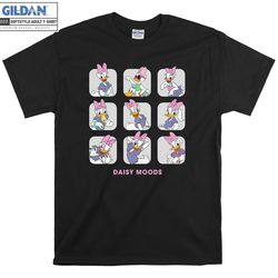daisy duck moods cute disney t-shirt hoody kids child tote bag tshirt s-m-l-xl-xxl-3xl-4xl-5xl gildan oversized men wome