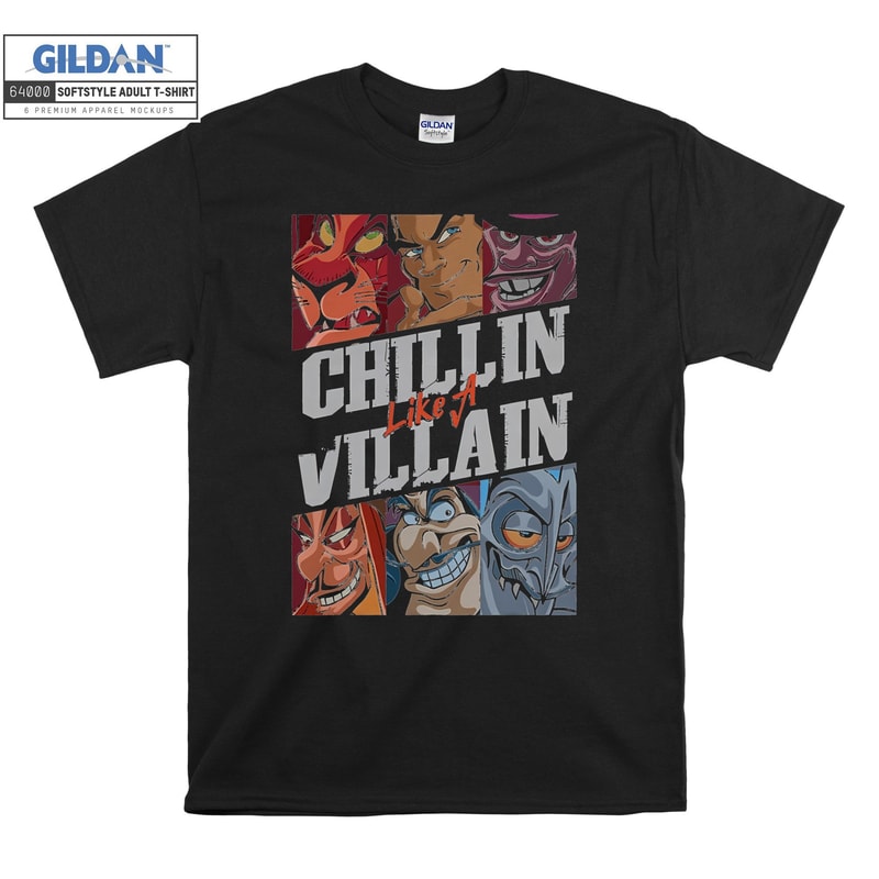 Disney Villains Chillin Like T-shirt Hoody Kids Child Tote Bag Tshirt S-M-L-XL-XXL-3XL-4XL-5XL Gildan Oversized Men Women Unisex 6856.jpg