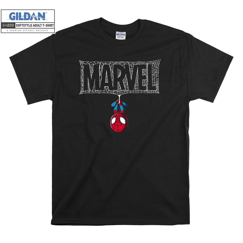 Marvel Cute Baby Spider-Man T-shirt Hoodie Kids Child Tote Bag Tshirt S-M-L-XL-XXL-3XL-4XL-5XL Gildan Oversized Men Women Unisex A675.jpg