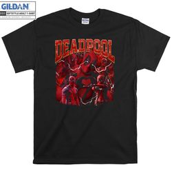 deadpool marvel poster avenger t-shirt hoody kids child tote bag tshirt s-m-l-xl-xxl-3xl-4xl-5xl gildan oversized men wo