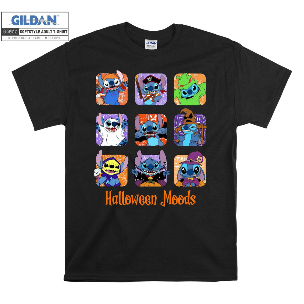 Halloween Moods Disney Stitch T-shirt Hoodie Kids Child Tote Bag Tshirt S-M-L-XL-XXL-3XL-4XL-5XL Gildan Oversized Men Women Unisex H129.jpg