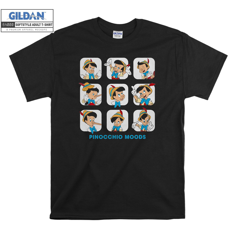Disney Pinocchio Moods Cute Face T-shirt Hoody Kids Child Tote Bag Tshirt S-M-L-XL-XXL-3XL-4XL-5XL Gildan Oversized Men Women Unisex 6794.jpg