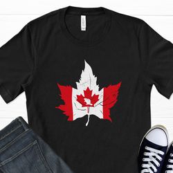canada maple leaf flag t-shirt, canada gifts, patriotic shirt, country shirt, toronto maple leafs, flag print, , graphic