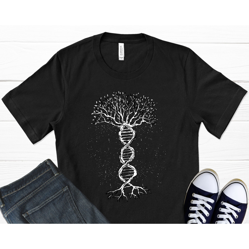 DNA Tree T-Shirt, Tree Art, Tree Of Life, Dna Shirts, Geeky Gifts, Healthcare Shirt, Nature Shirt, Lighted Tree, Graphic T-Shirt.jpg