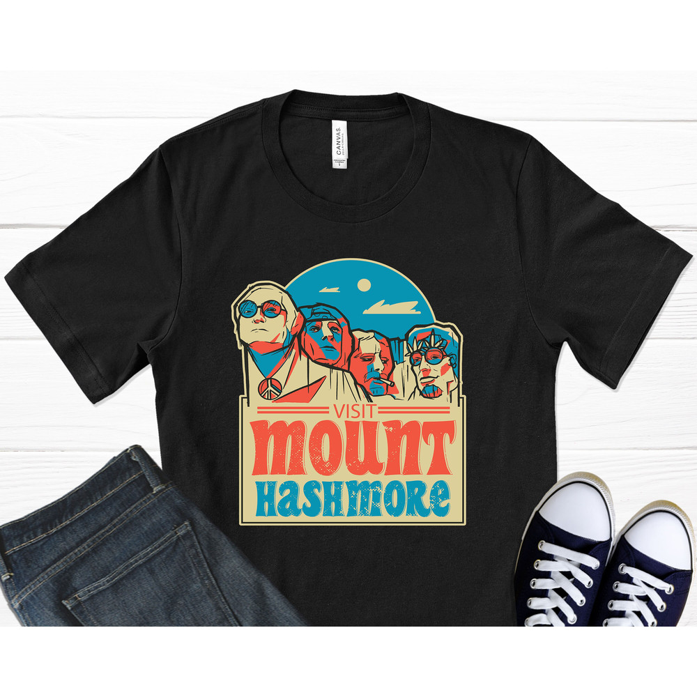 Mount Hashmore T-Shirt, Cannabis Shirt, Weed Shirt, Stoner Shirt,  Hippie Shirt, Pothead Shirt, Marijuana Shirt, Graphic T-Shirt.jpg
