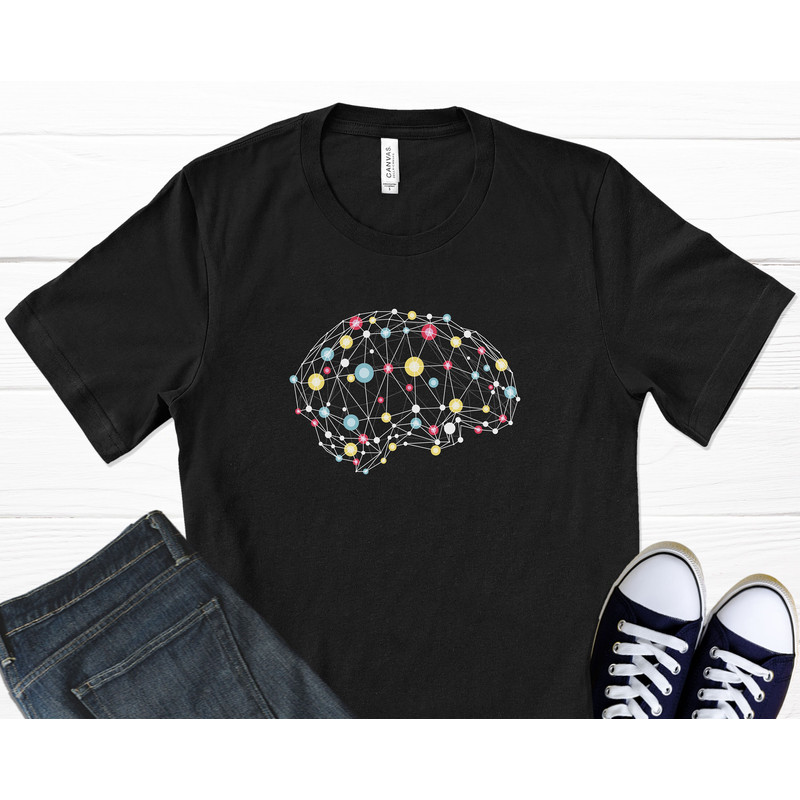 Brain Connections T-Shirt, Meaningful Gifts, Mental Health Gift, Brain Shirt, Psychology Shirt, Aesthetic Shirt,  Graphic T-Shirt.jpg