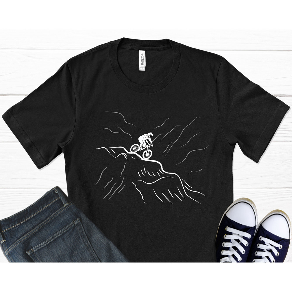 Downhill Bike T-Shirt, Bicycle Shirt, Dirt Bike Shirt, Mountain Bike, Cycling T Shirt, Sports Shirts, Mountain Shirt, Graphic T-Shirt.jpg