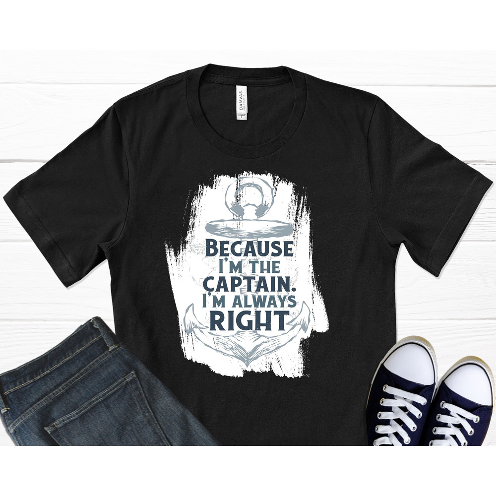 Captain Anchor Quote T-Shirt, Navy Anchor, Sailor Shirt, Captain T Shirt, Navy Shirt, Marine Mom Shirt, First Mate Shirt, Graphic T-Shirt.jpg