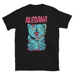 alesana zombie bear emo post-hardcore band t-shirt