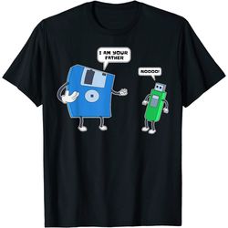 computer engineering father & son floppy disk engineer t-shirt