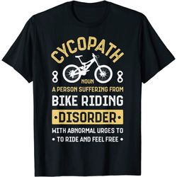 cycopath mountain biking cycling mtb bicycle bike cyclist t-shirt