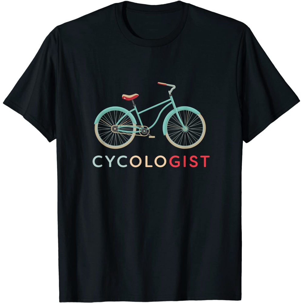 Cycologist Funny Vintage Bicycle Design - Bike Cyclists Gift T-Shirt.jpg