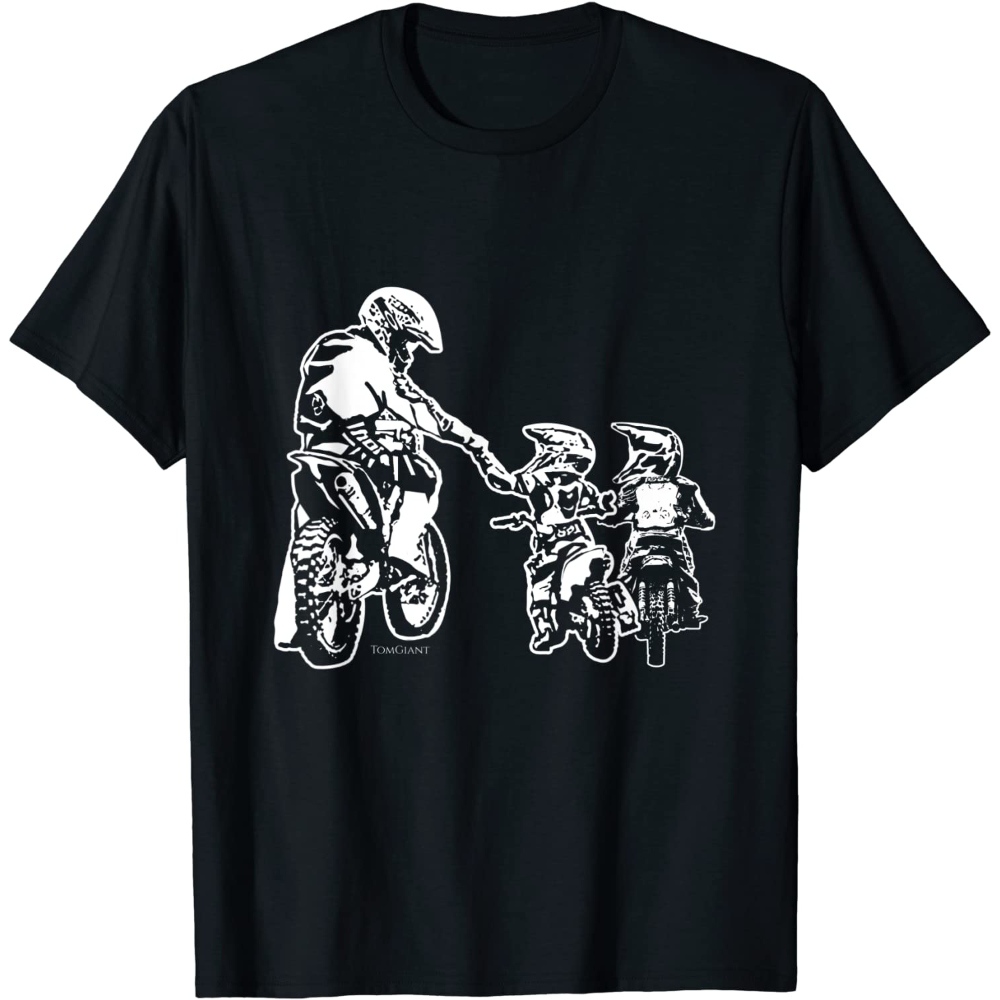 Cool Dad Dirt Bike Rider Motocross Father Son Biker Riding T-Shirt.jpg