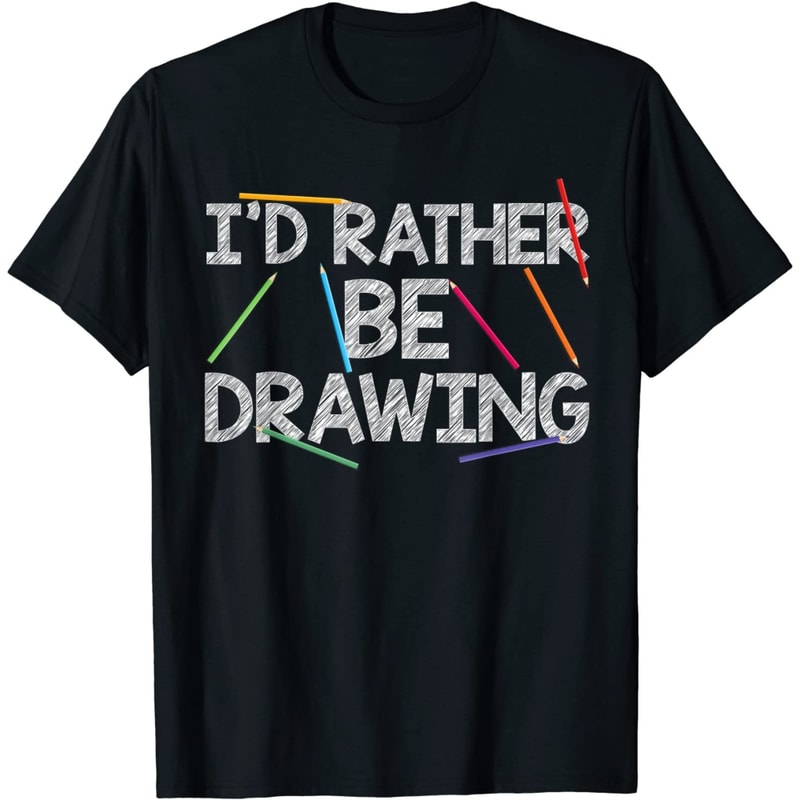 Cool Drawing Art For Men Women Sketch Pencil Artist Lovers T-Shirt.jpg