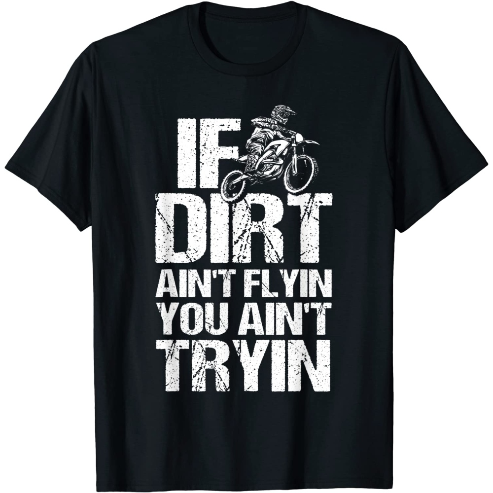 Cool Dirt Bike Art For Men Women Dirtbike Motorcycle Racing T-Shirt.jpg