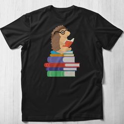 adorable hedgehog in glasses shirt, cute hedgehugs shirt funny hedgehugs t-shirt hedgehog pun shirt mother day shirt