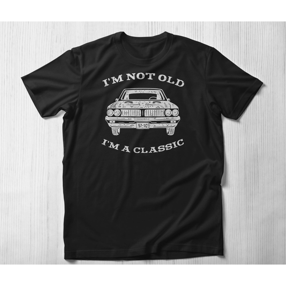 Classic Car T-Shirt, I'm Not Old I'm A Classic Shirt Corvette Lover Gift Funny Car Graphic T-Shirt Vintage Vette Grandparent Gifts.jpg
