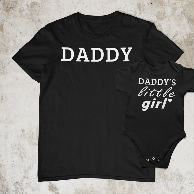 Daddy's Girl ,Daddy Shirt, Dad of Girls Shirt,Daddy's Little Girl Bodysuit, Father's day shirt , Matching daughter and dad shirts.jpg