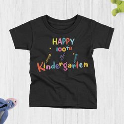 100th day of school shirt, kindergarten teacher shirt 100 days of school teacher gifts through 100 days of kindergarten