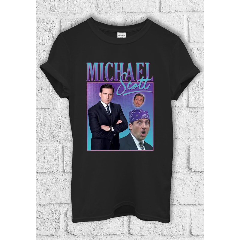 Michael Scott Homage T shirt Office TV Show Hoodie Sweatshirt Baseball Pullover Men Women Unisex Baggy Boyfriend Shirt 3358.jpg