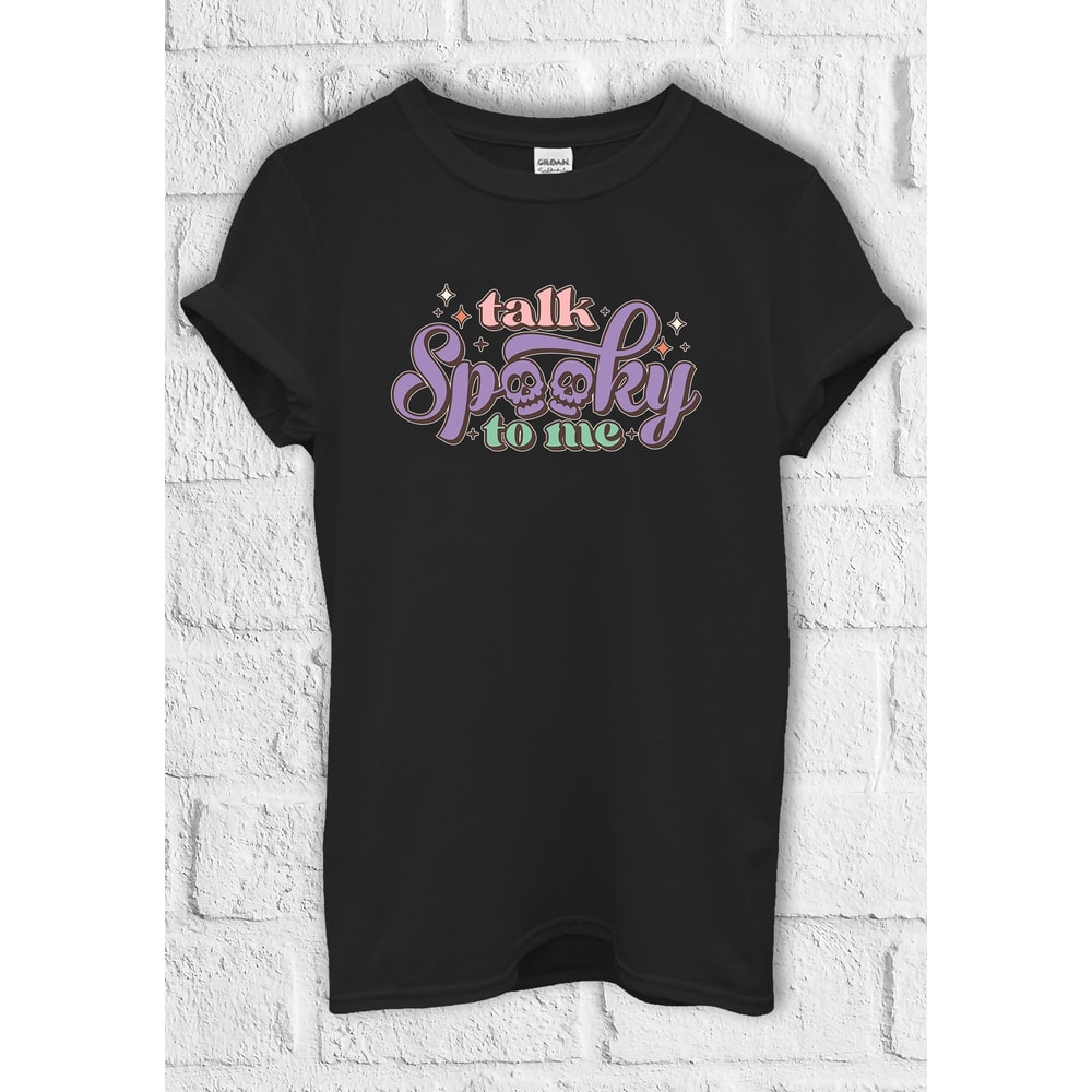 Halloween Talk Spooky To Me T shirt Hoodie Sweatshirt Baseball Pullover Shopper Bag Make Up Bag Men Women Unisex Baggy Boyfriend Shirt H97.jpg