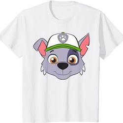 kids paw patrol large rocky character tshirt