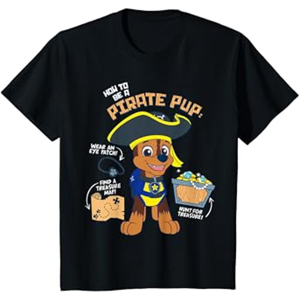 Kids PAW Patrol How To Be A Pirate Pup TShirt.png