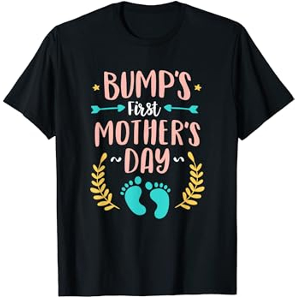 Bumps First Mothers Day Shirt Baby Expecting Mom Gift.png