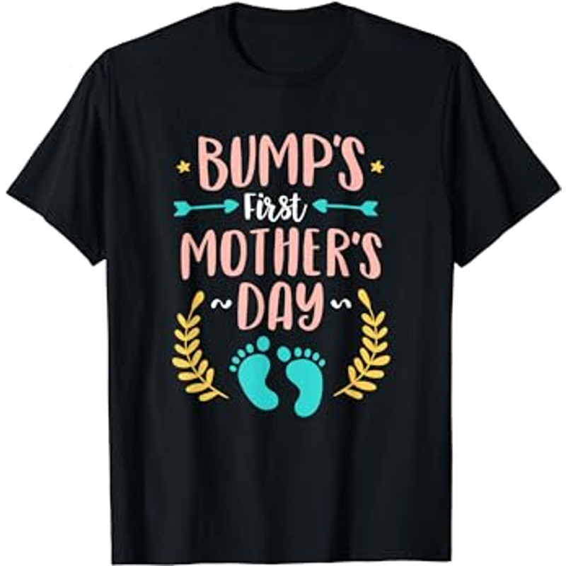 Bumps First Mothers Day Shirt Baby Expecting Mom Gift.png