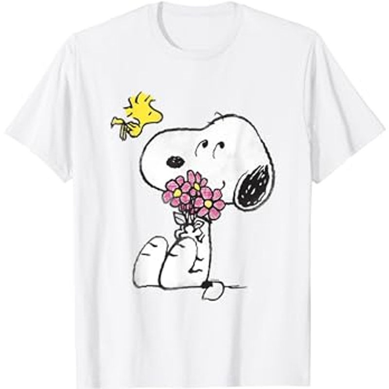 Peanuts Snoopy mothers love flowers.png