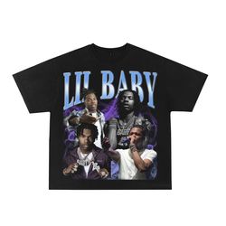 lil baby t-shirt rap tee jumbo savage mode rare hip hop drake travis scott kanye metro boomin young thug gunna