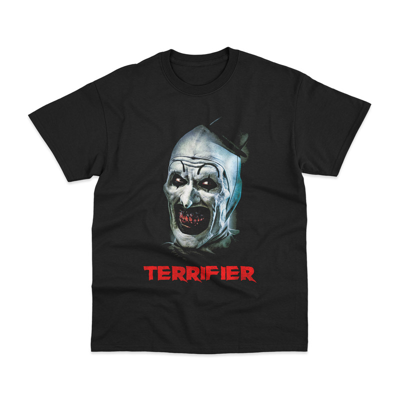 Terrifier T-Shirt, Vintage Movie Shirt, Horror Graphic Tees, Scary Halloween Shirt, Retro Movie Shirt, Terrifier Shirt, Horror Movie Shirt.jpg