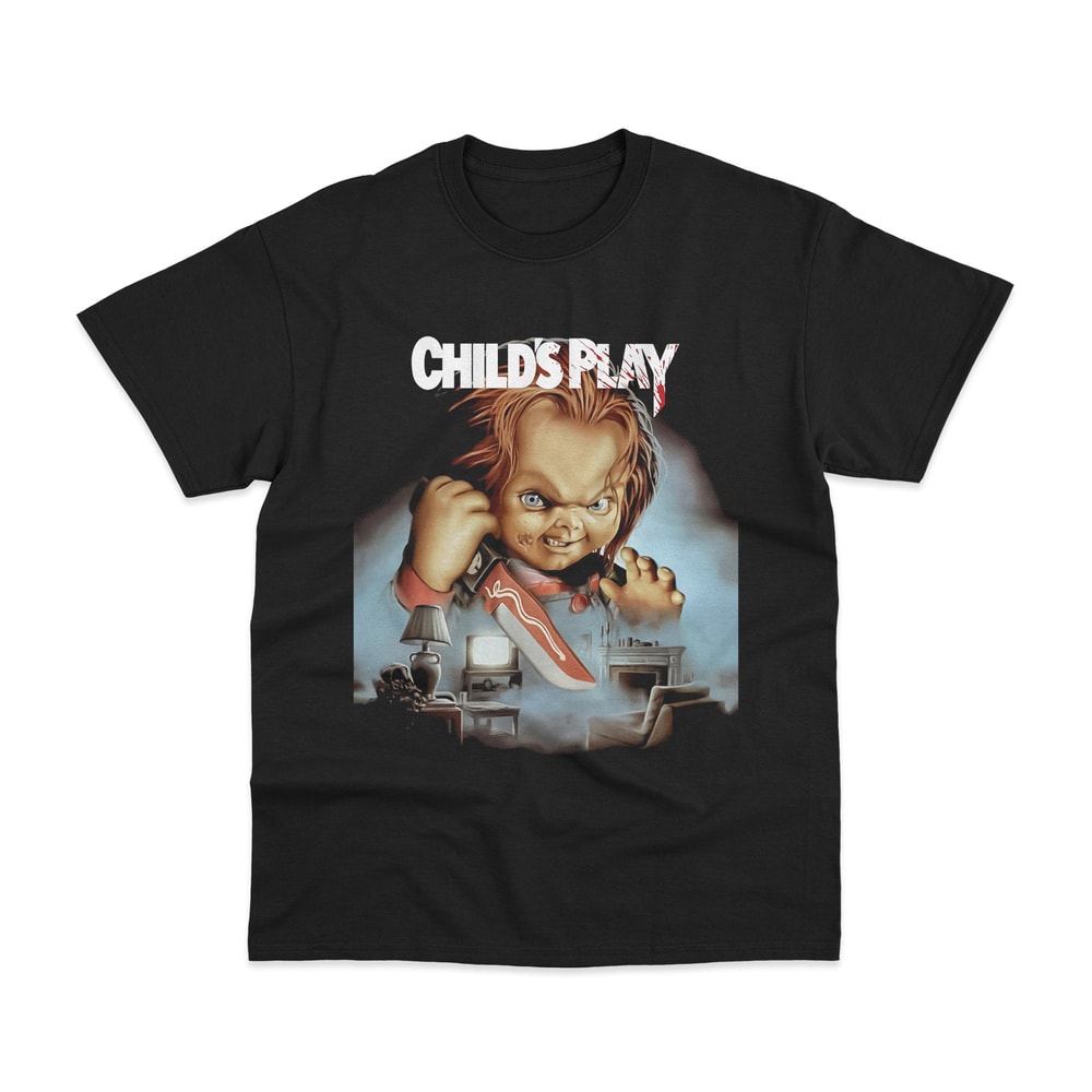 Chucky Child's Play T-Shirt, Horror Movie Shirt, Vintage Shirt, Chucky Shirt, Movie Tee, Halloween Shirt, Chucky T Shirt, Scary Movie Shirt.jpg