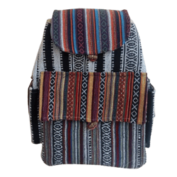 Crafted Comfort: Unisex Nepali Cotton Backpack