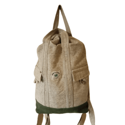 hemp backpack | eco-friendly bag| hippie bag| drawstring hemp bag | made in nepal