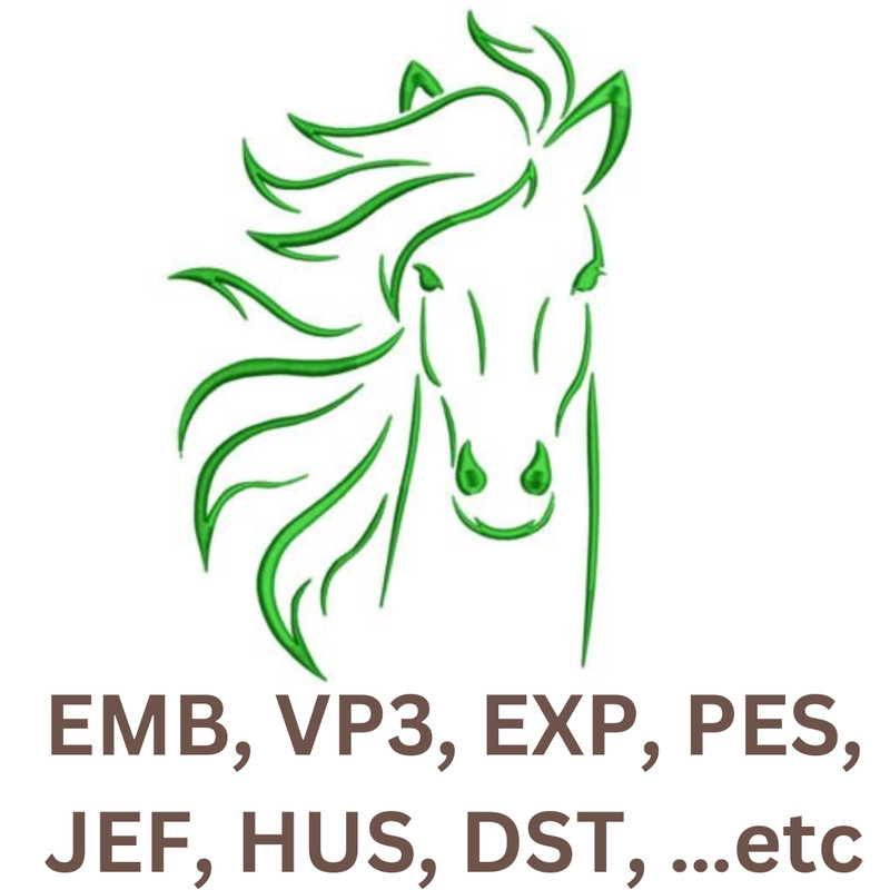 Horse Embroidery With All Files 0